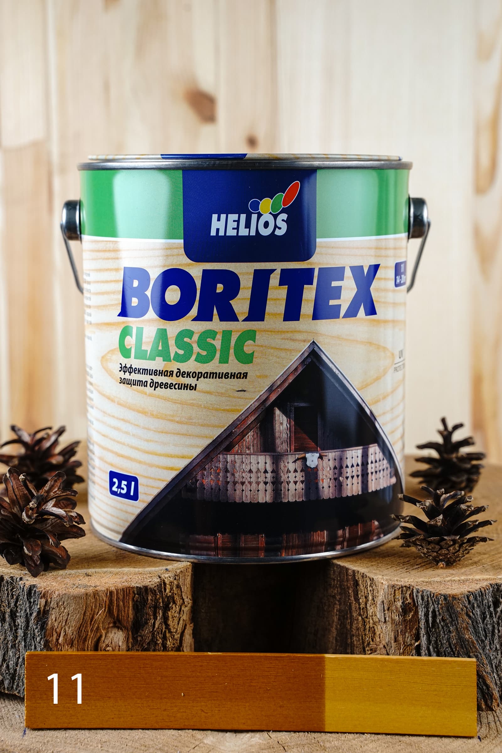 Helios Boritex Classic 2,50 л №11 Дуб