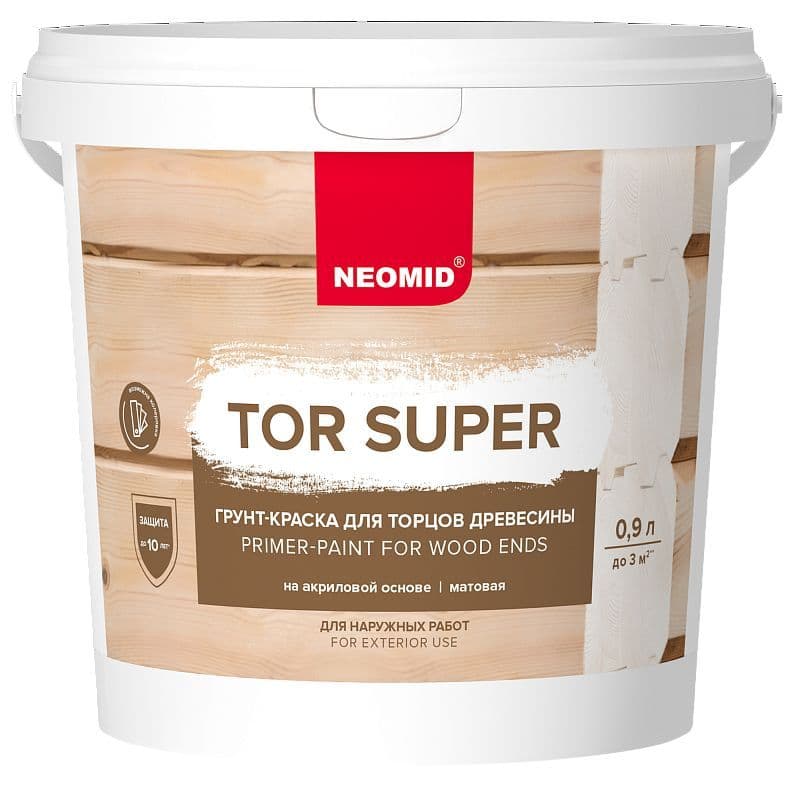 NEOMID TOR SUPER/ Неомид Грунт-краска TOР Супер База А (0,9 л)