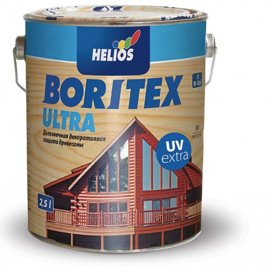 Helios пропитка для дерева Boritex Ultra Uv Extra 2,5 л.