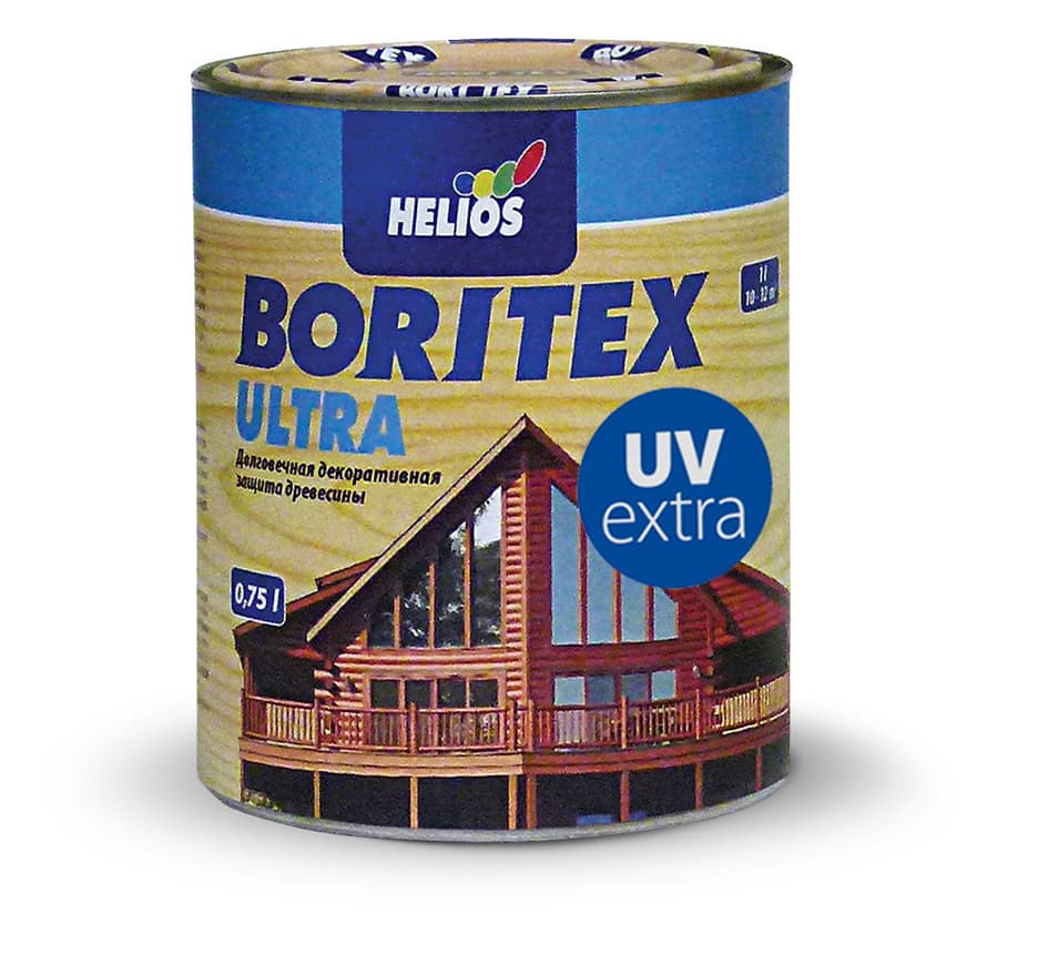 Helios пропитка для дерева Boritex Ultra Uv Extra 0,75 л.