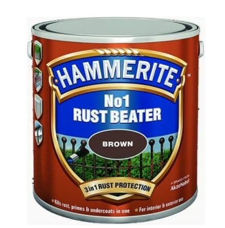 Грунт для черных металлов антикоррозийный Hammerite Rust Beater коричневый 2,5 л