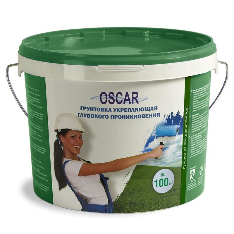 Оскар/ Грунт для внутренних и наружных работ Oscar 10 кг.