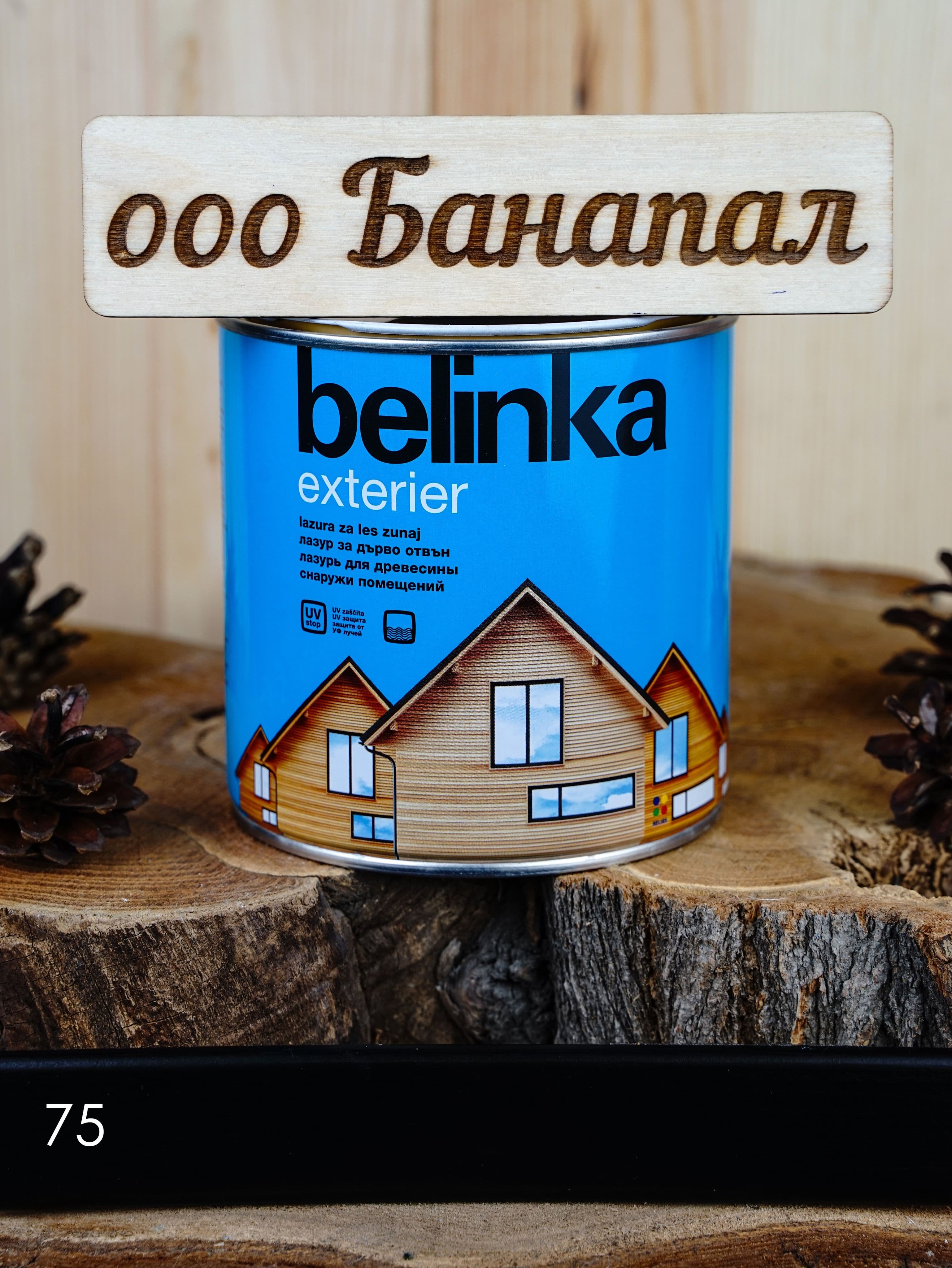 BELINKA (БЕЛИНКА) EXTERIER 0,75 л. №75 магически-черный