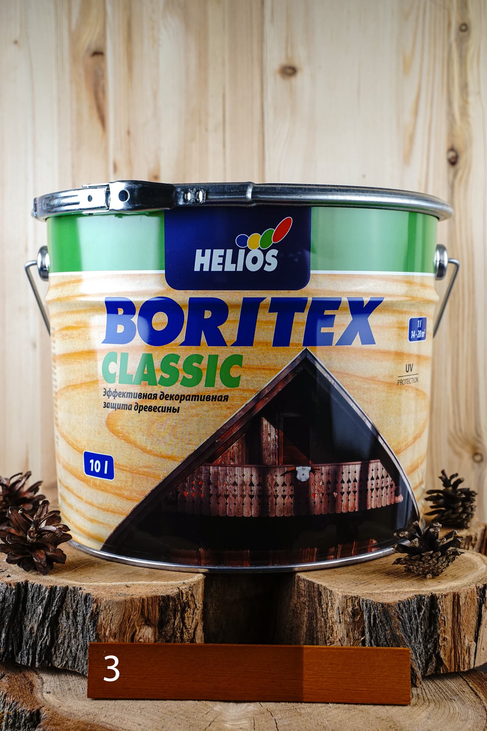 Helios Boritex Classic 10 л № 3 Тик