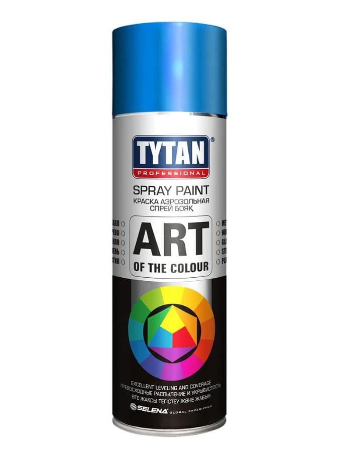 Краска универсальная аэрозольная акриловая Tytan Professional Art of the colour RAL 5010 синяя 400 мл.