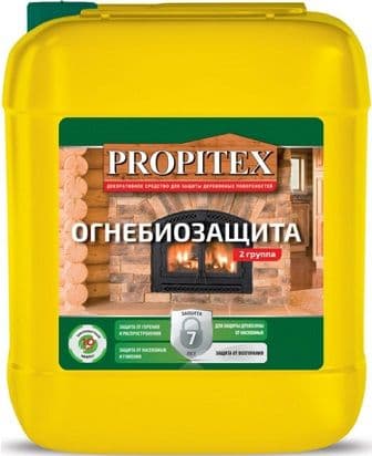 Состав огнезащитный для древесины Propitex Огнебиозащита 2 группа 10 кг.