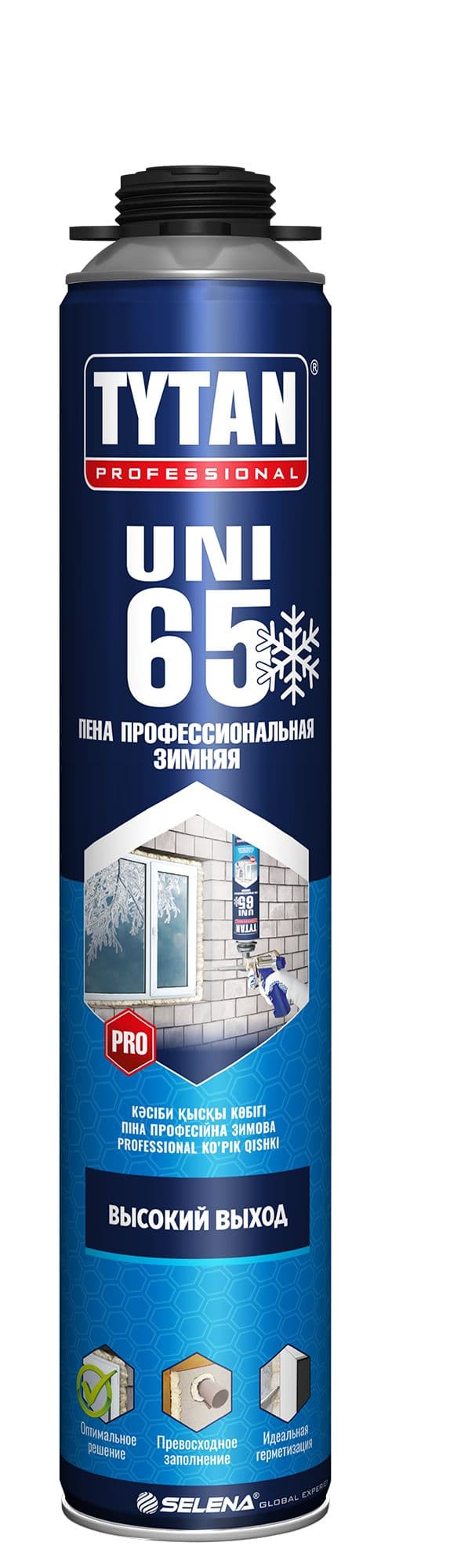 Пена профессиональная Tytan Professional 65 UNI зимняя 750 мл.