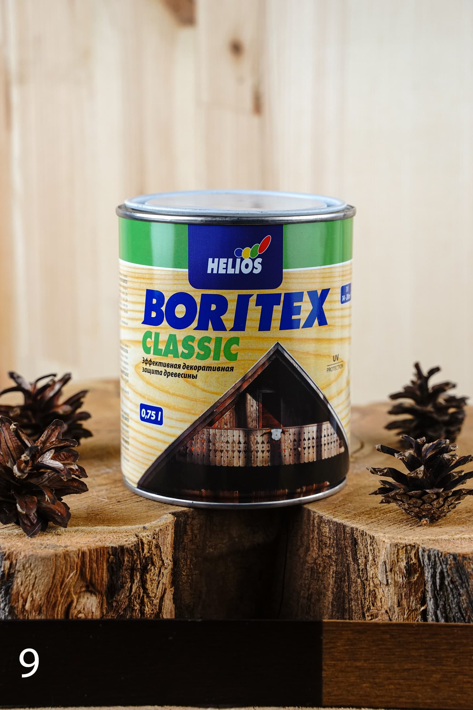Helios Boritex Classic 0,75 л № 9 Палисандр