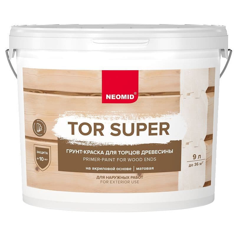 NEOMID TOR SUPER/ Неомид Грунт-краска TOР Супер База С (9 л)