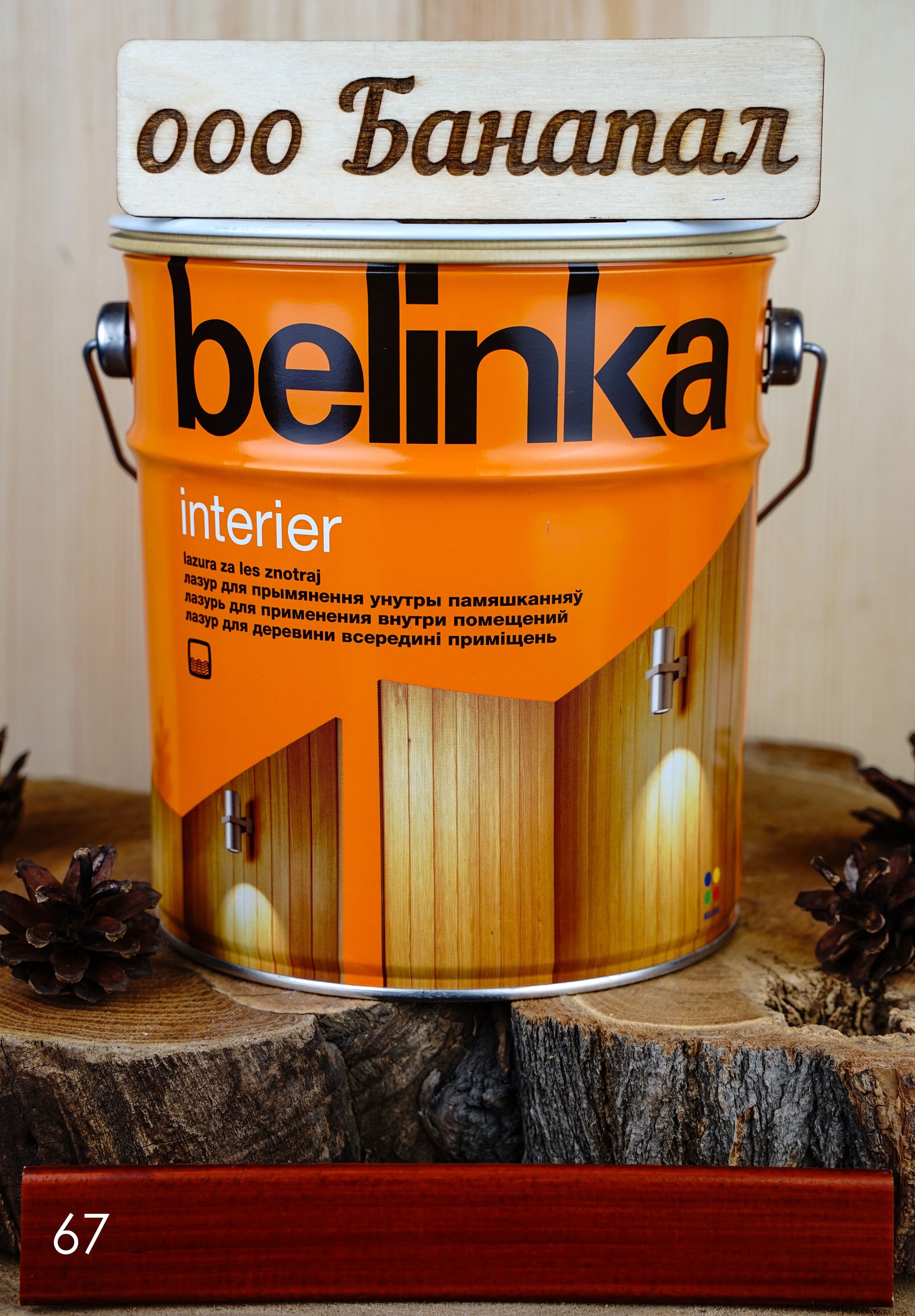 BELINKA (БЕЛИНКА) INTERIER 2,5 л. №67 ориентально-оранжевый 1