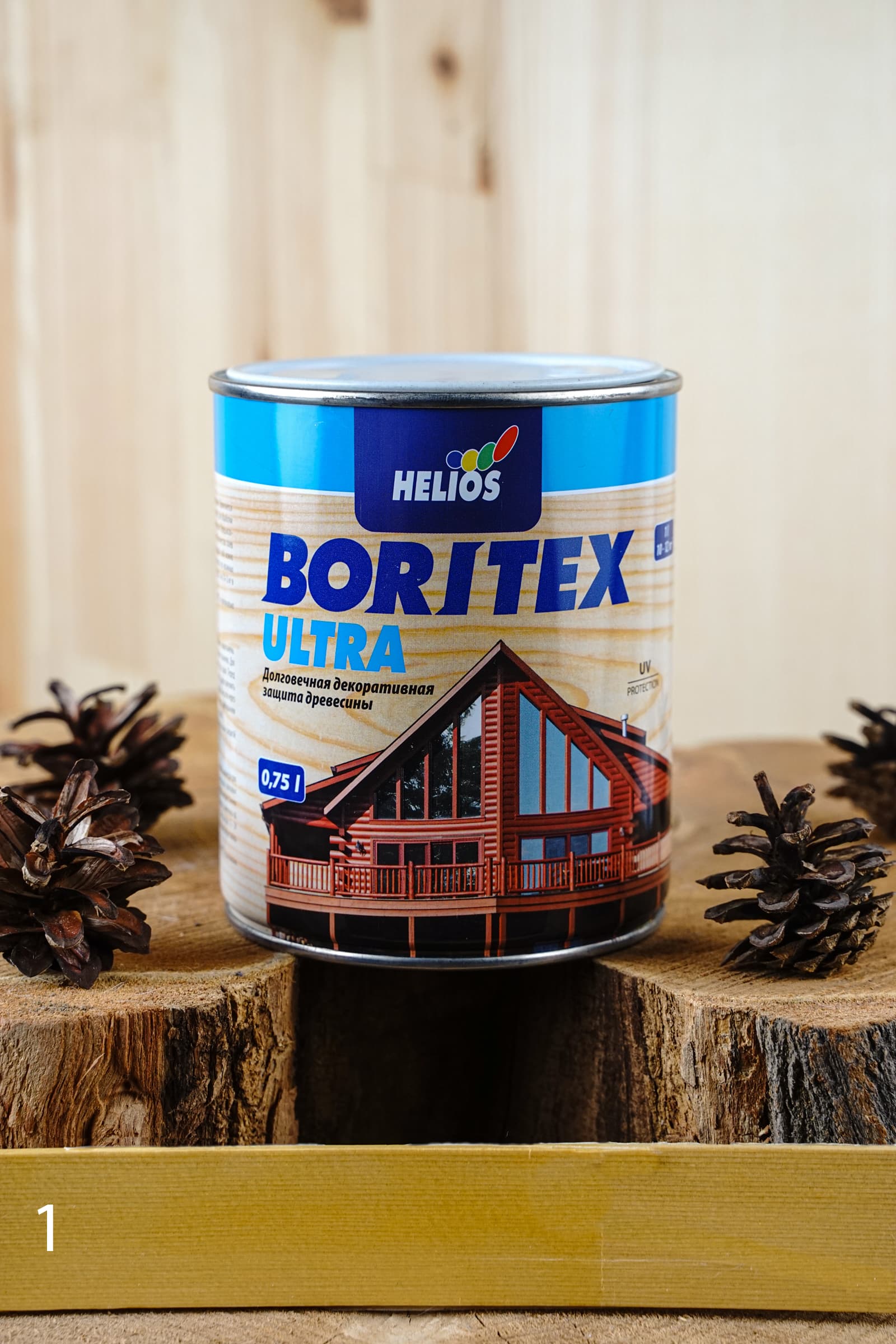Helios Boritex Ultra 0,75 л. № 1 Бесцветная