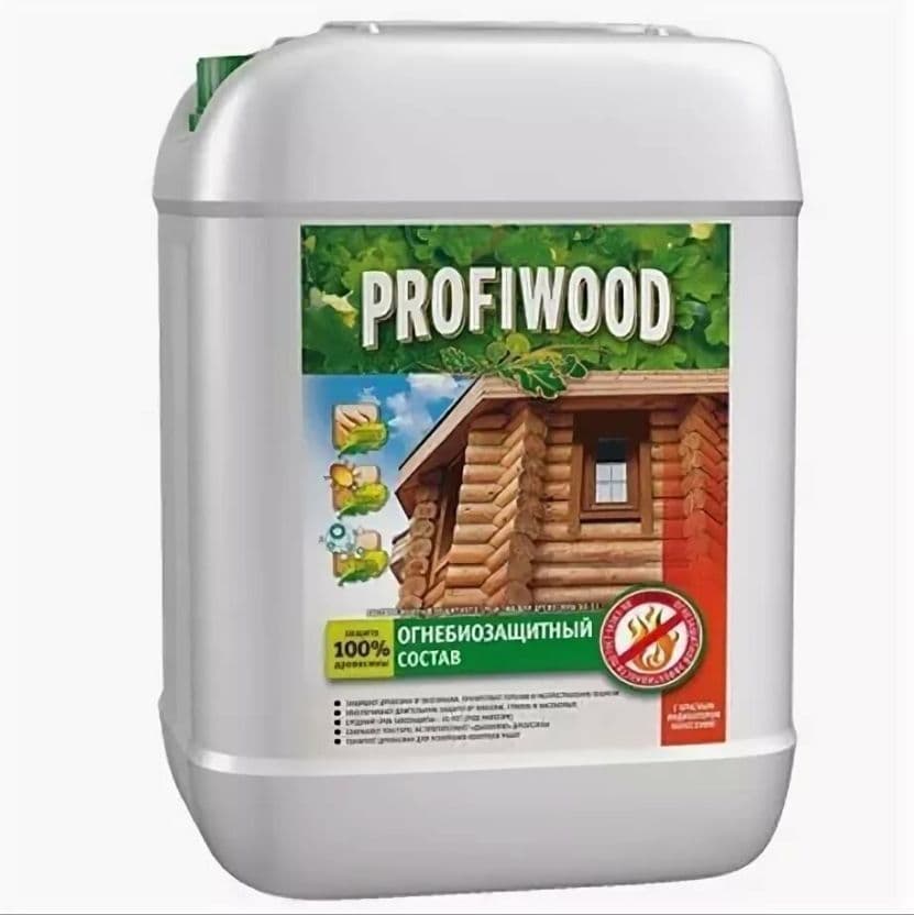 Состав огнезащитный для древесины антисептический Profiwood ББ-11 2 группа 10 л.