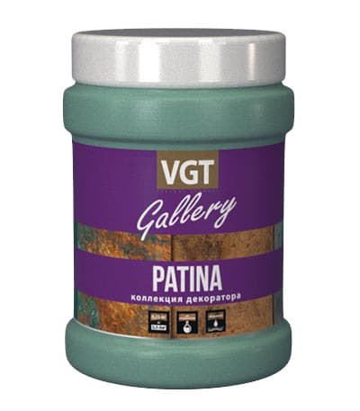 ВГТ Галерея Патина/ Эмаль VGT Gallery PATINA универсальная матовая окись меди 1 "Коллекция декоратора", 0.25 кг
