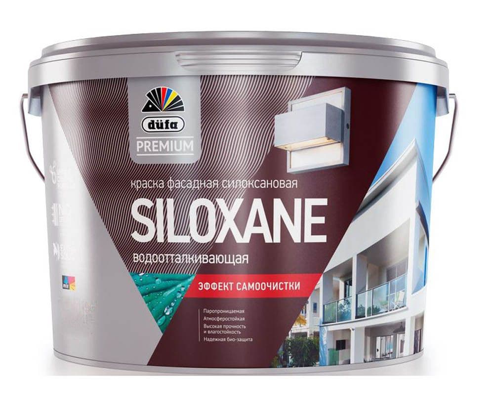Краска фасадная акрил-силоксановая Dufa Premium Siloxane база 1 2,5 л. 1