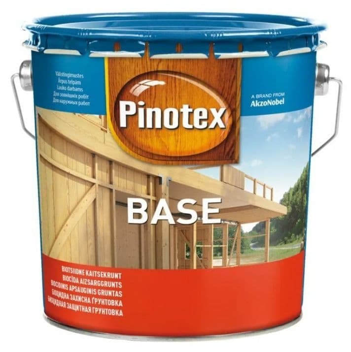 Грунт для защиты древесины Pinotex Base 2,7 л. 2