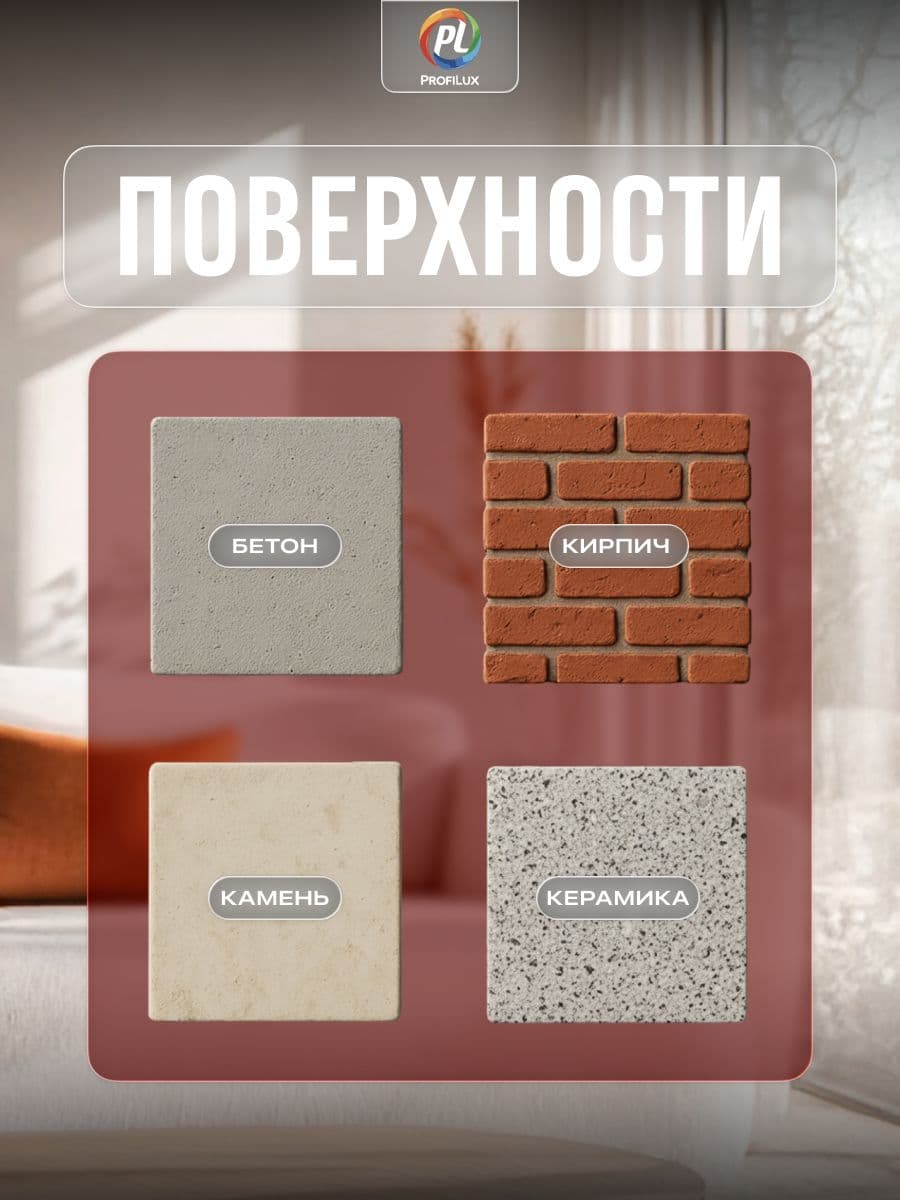Краска для стен и потолков акриловая Profilux PL-07А матовая супербелая 3 кг. 4