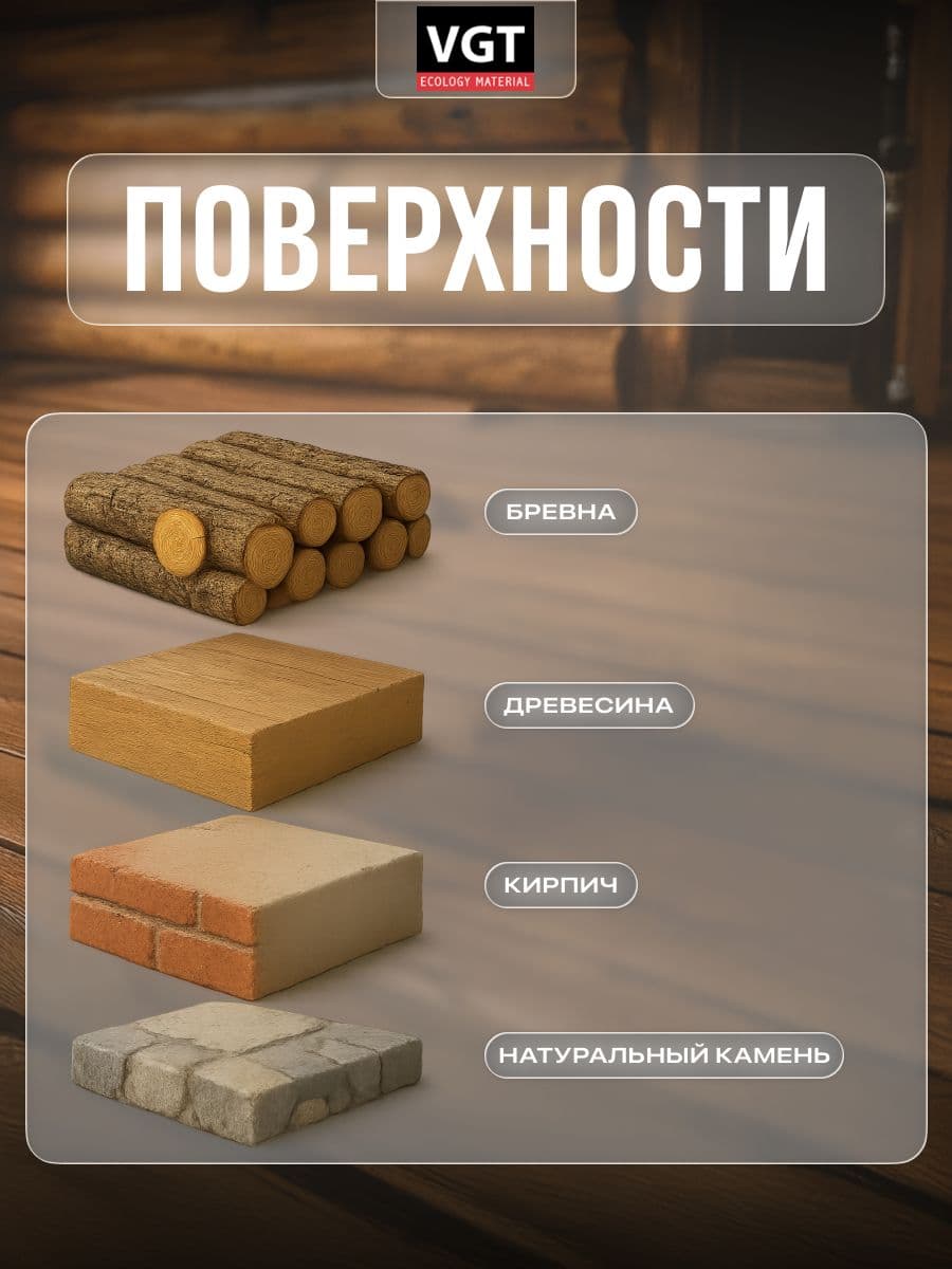 VGT Герметик для срубов акриловый ВГТ (мастика), белый 15 кг 4
