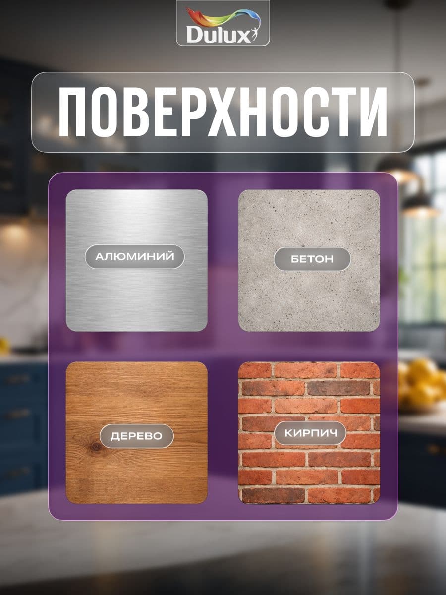 Люксиум Биндо 20 / Краска для стен и потолков антибактериальная, краска для кухни и ванной Luxium BINDO 20 Белая, 1л, Дюлакс 4