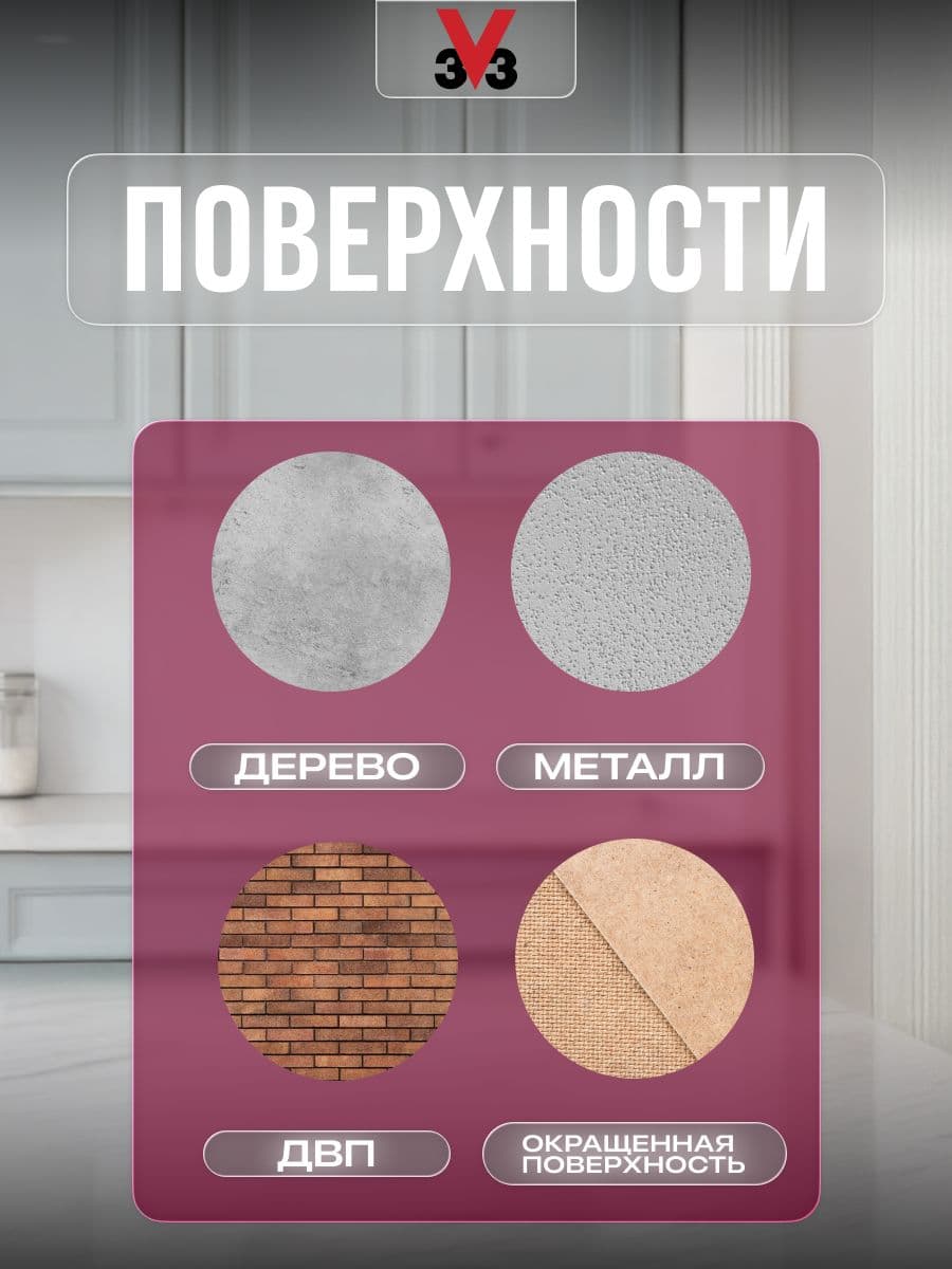Краска для стен и мебели на кухне V33 RENOVATION PERFECTION ТУМАН 750 мл. 4
