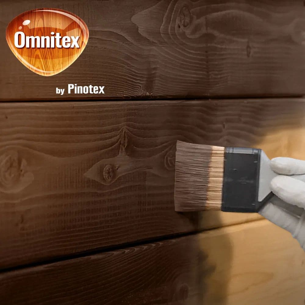 Пропитка защитная для дерева Pinotex/Omnitex Universal 2 в 1 палисандр 2,5 л 4