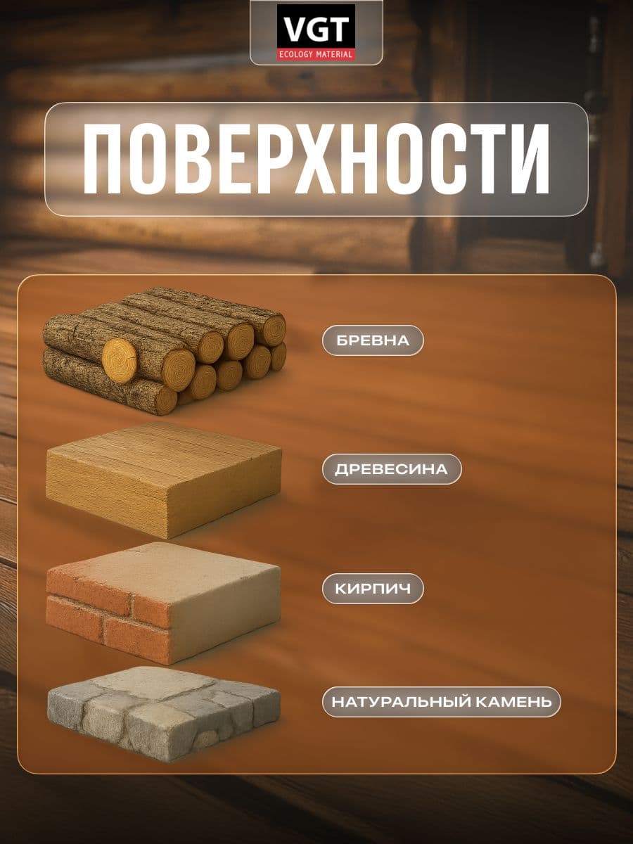 VGT Герметик для срубов акриловый ВГТ (мастика), орегон 7.0 кг 4