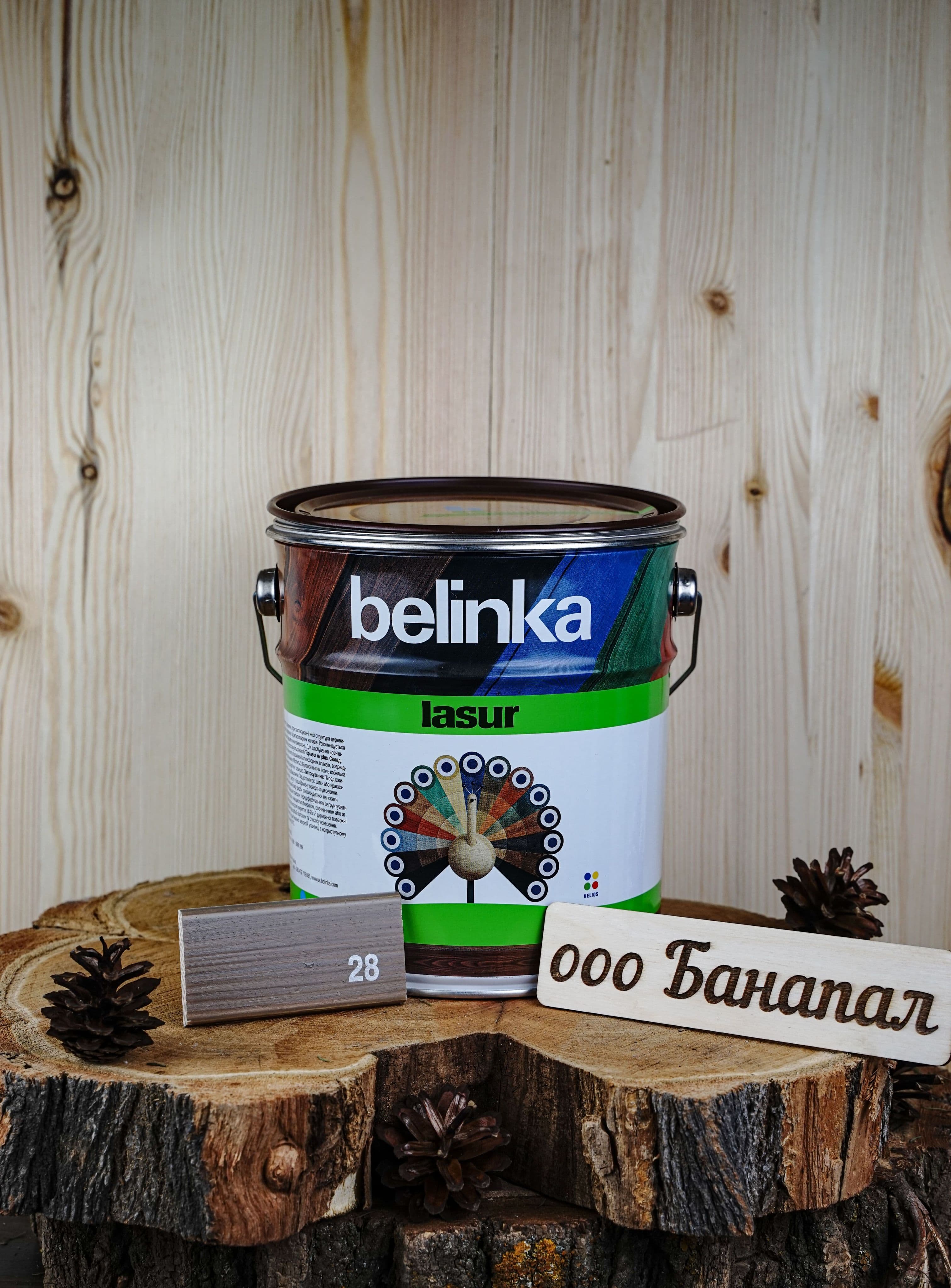 BELINKA (БЕЛИНКА) LASUR 2,5 л. №28 Старая древесина 1