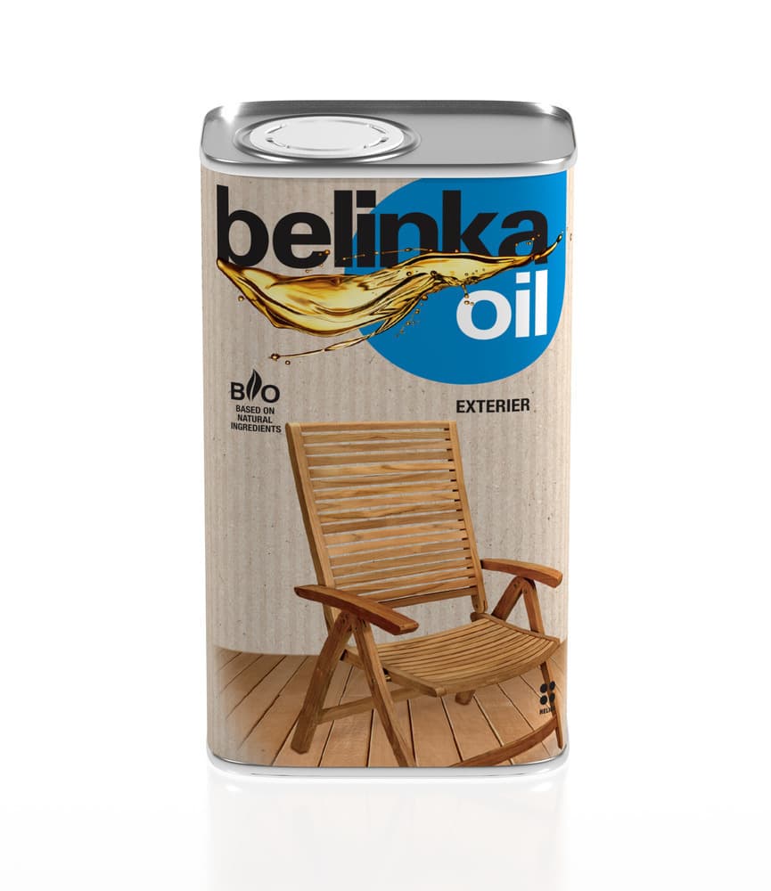 Масло Belinka (БЕЛИНКА) EXTERIER для садовой мебели и террас 0,5 л 1