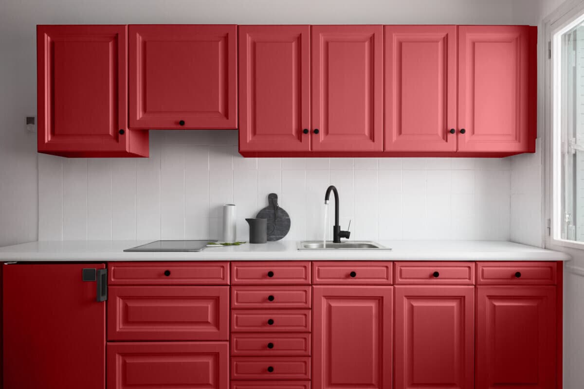 Краска для стен и мебели на кухне RENOVATION PERFECTION МАЛИНА 750 мл. 5