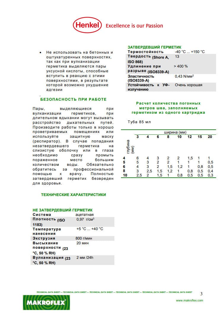 Герметик силиконовый Makroflex "SX101", санитарный, цвет: белый, 85 мл 4