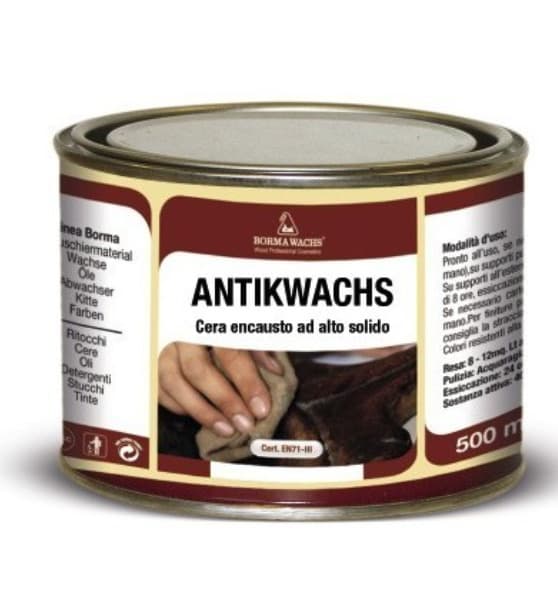 Воск античный Antik Wax для мебели цвет махагон (красно-коричневый) 500мл 1