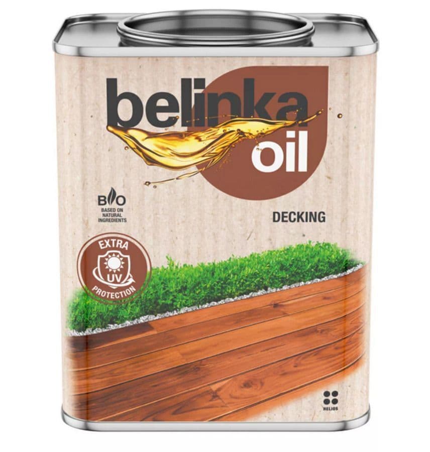 Belinka (БЕЛИНКА) Масло Oil Decking для наружных работ №201 Натуральный 2,5л. 1