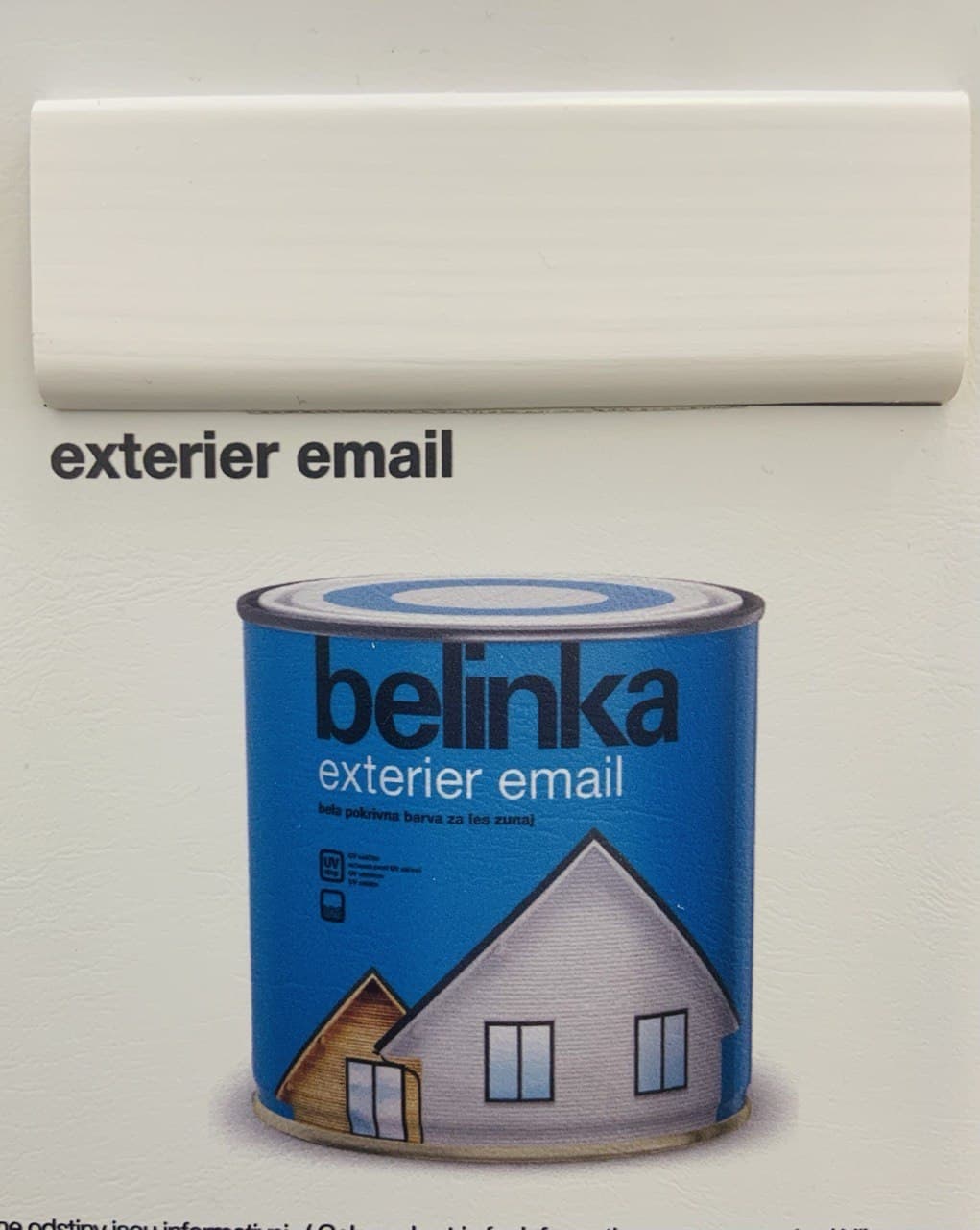 BELINKA (БЕЛИНКА) EXTERIER EMAIL 0,75 л. Белая №101 2