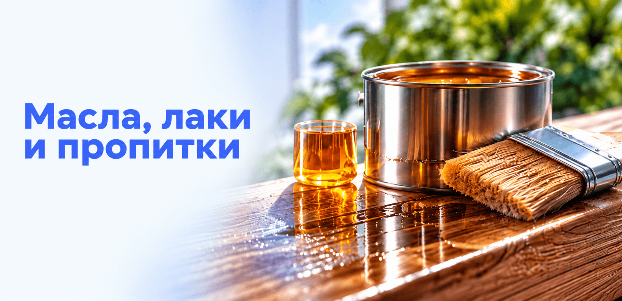 Масла, лаки и пропитки